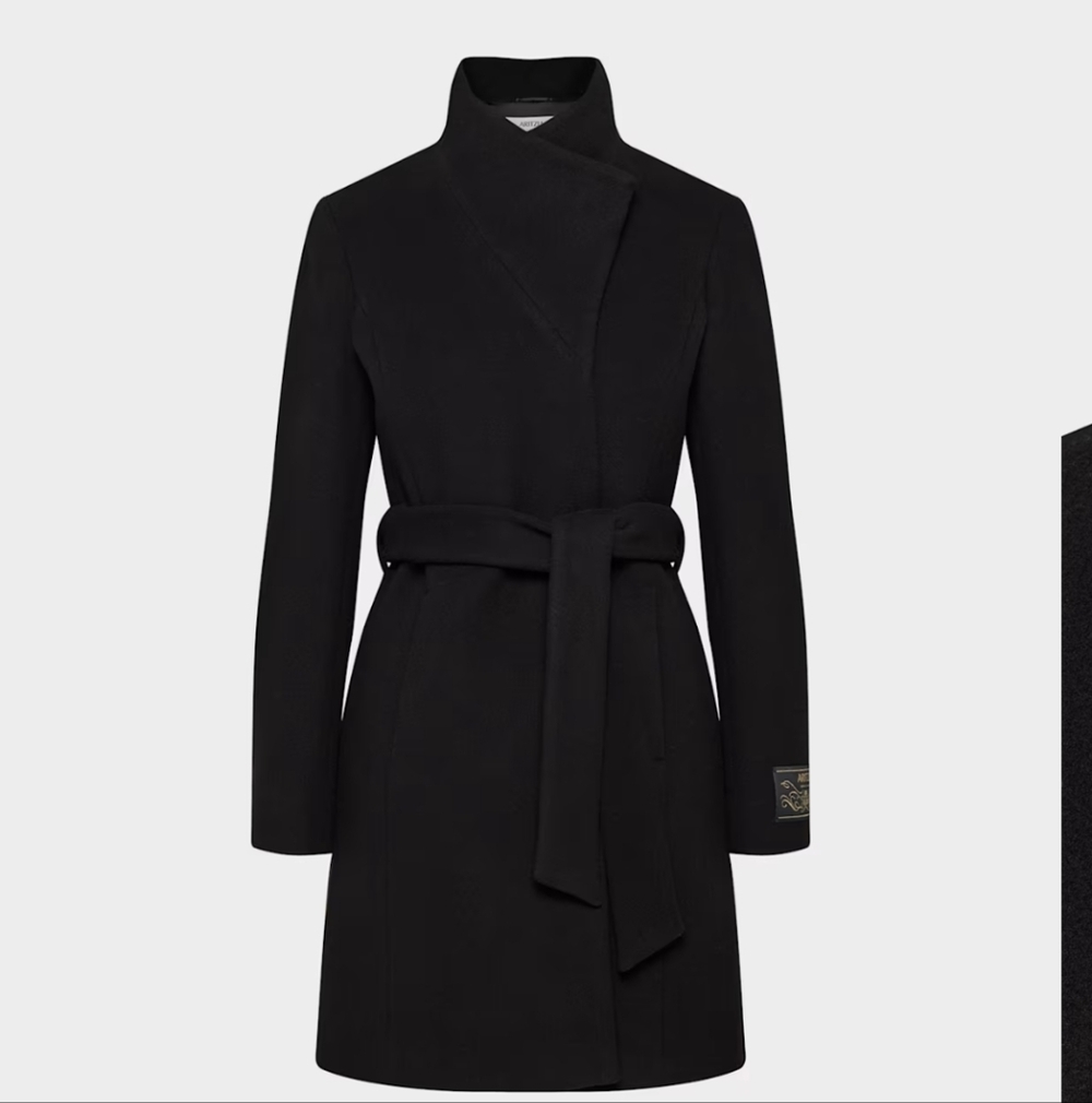 Aritzia Wilfred Connor Wool Coat In Black - Picture 2 of 8